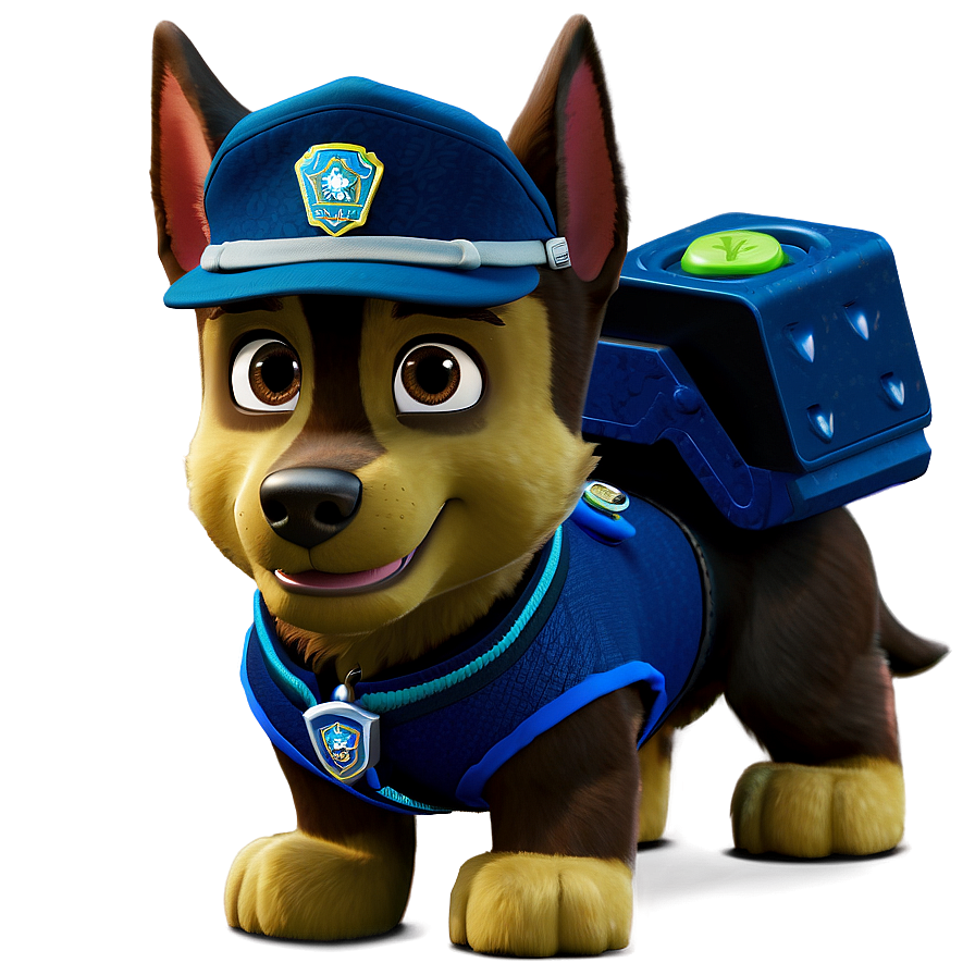 Chase Police Dog Paw Patrol Png 19 PNG
