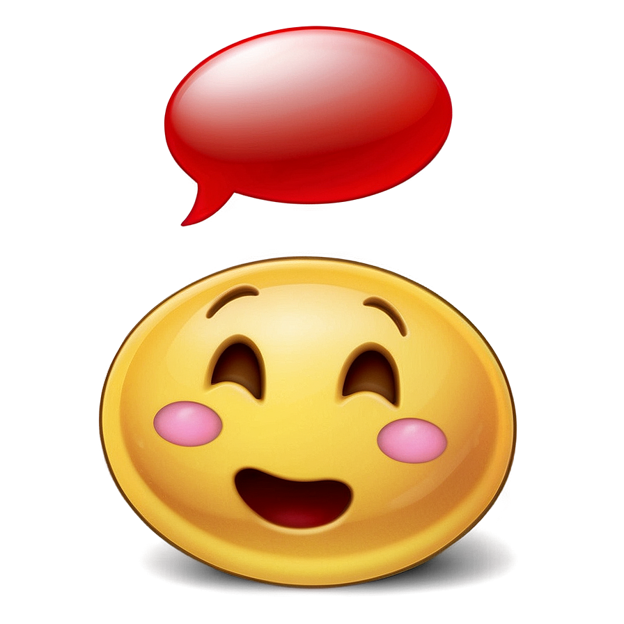 Chat Box With Emojis Png Dfs19 PNG