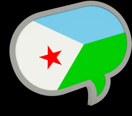 Chat Bubble Iconwith Star PNG