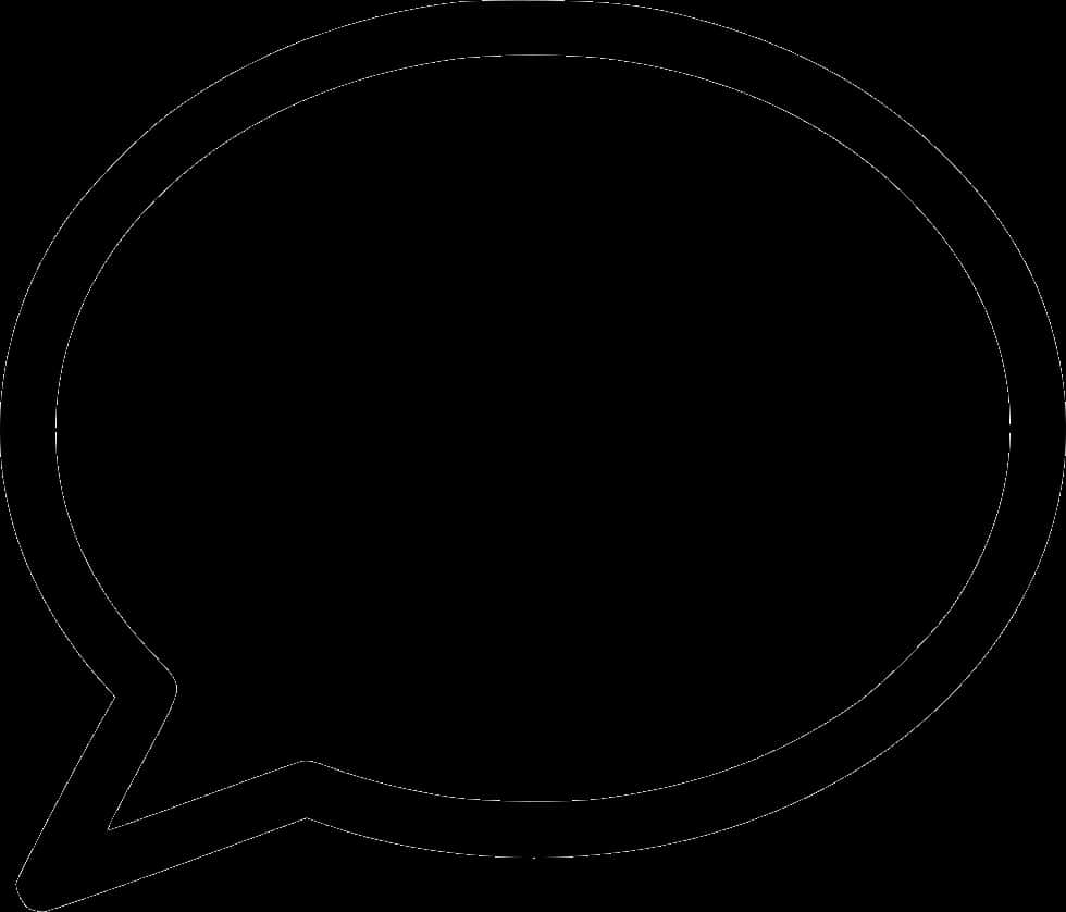 Chat Bubble Outline Graphic PNG