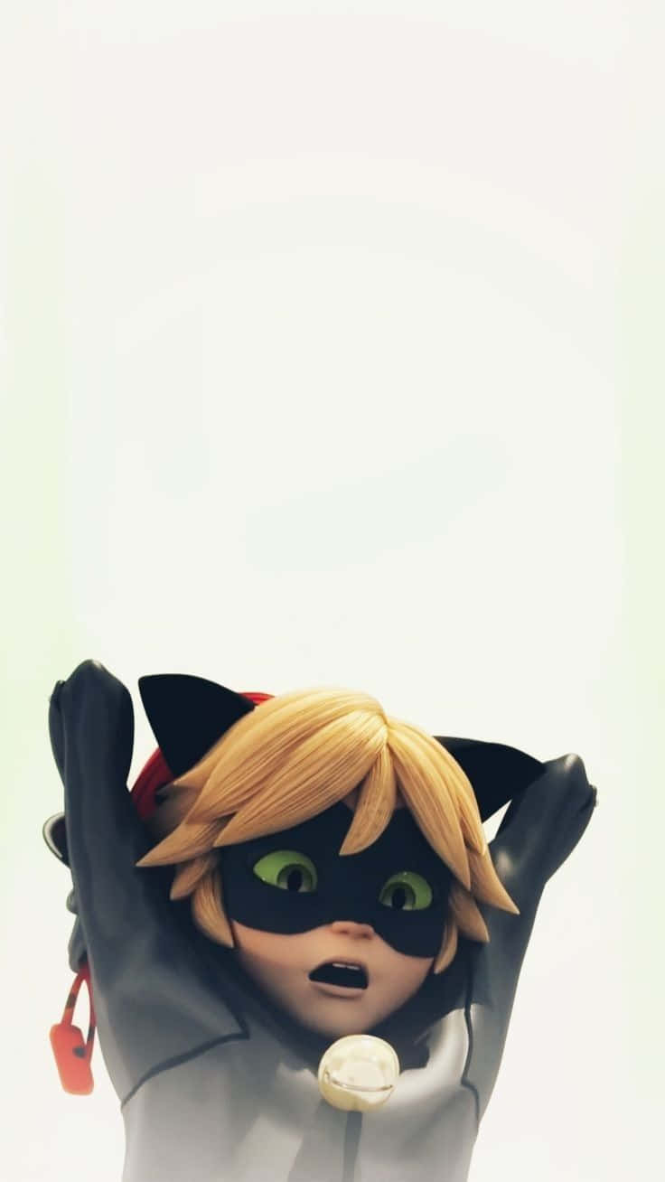 "The Chat Noir, prowling in the shadows of darkness" Wallpaper