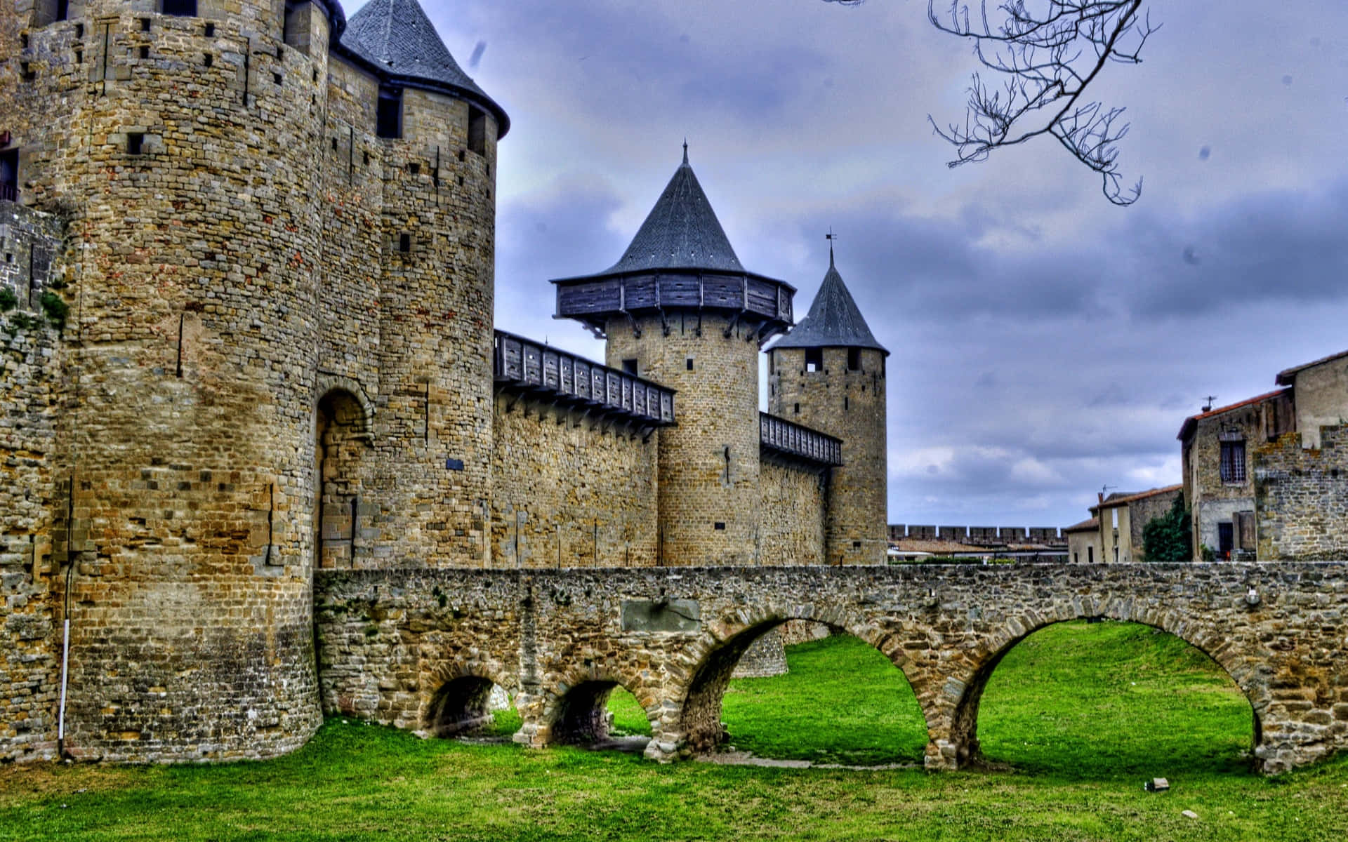 Chateau Comtal Caste In Carcassonne Picture