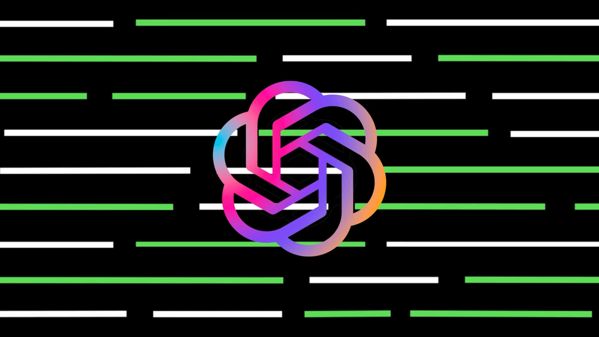 Unlogotipo Colorido Con Un Fondo De Arcoíris Fondo de pantalla