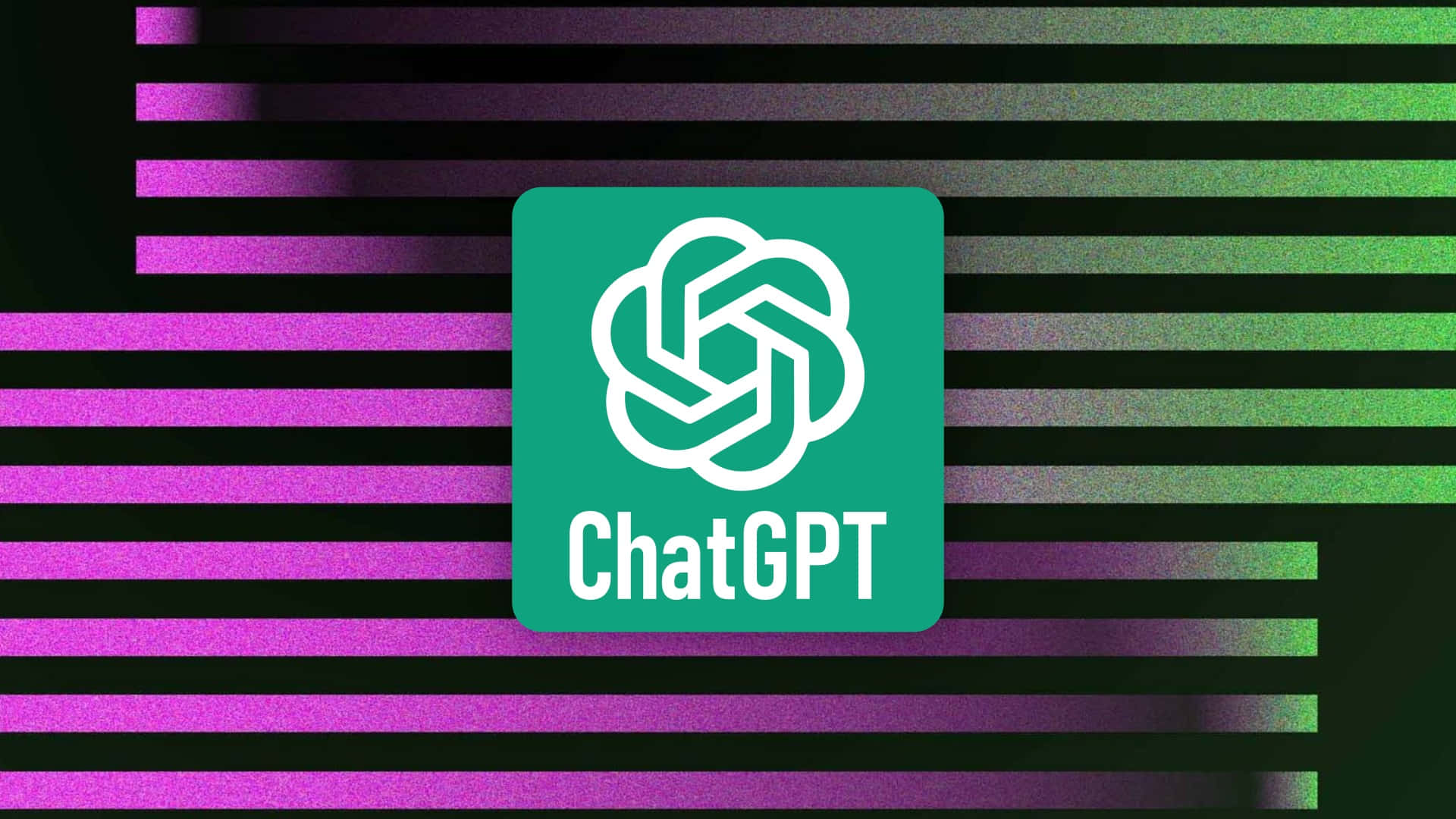 Chatgpt Logo On A Black And Purple Background Wallpaper