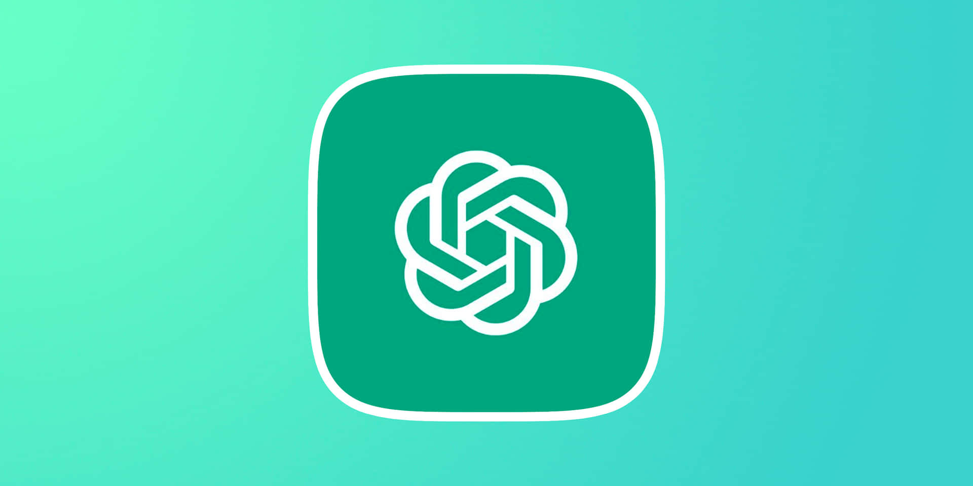 A Green And White Logo With A Knot On It Wallpaper