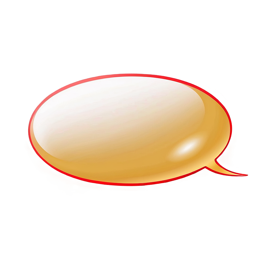 Chatting Balloon Template Png Otm13 PNG