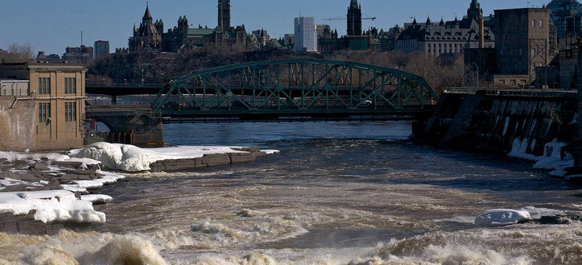 Chaudière Crossing Over Ottawa River Wallpaper