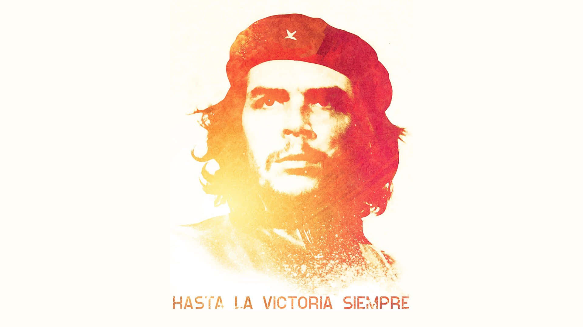Che Guevara Iconic Portrait Gradient Wallpaper