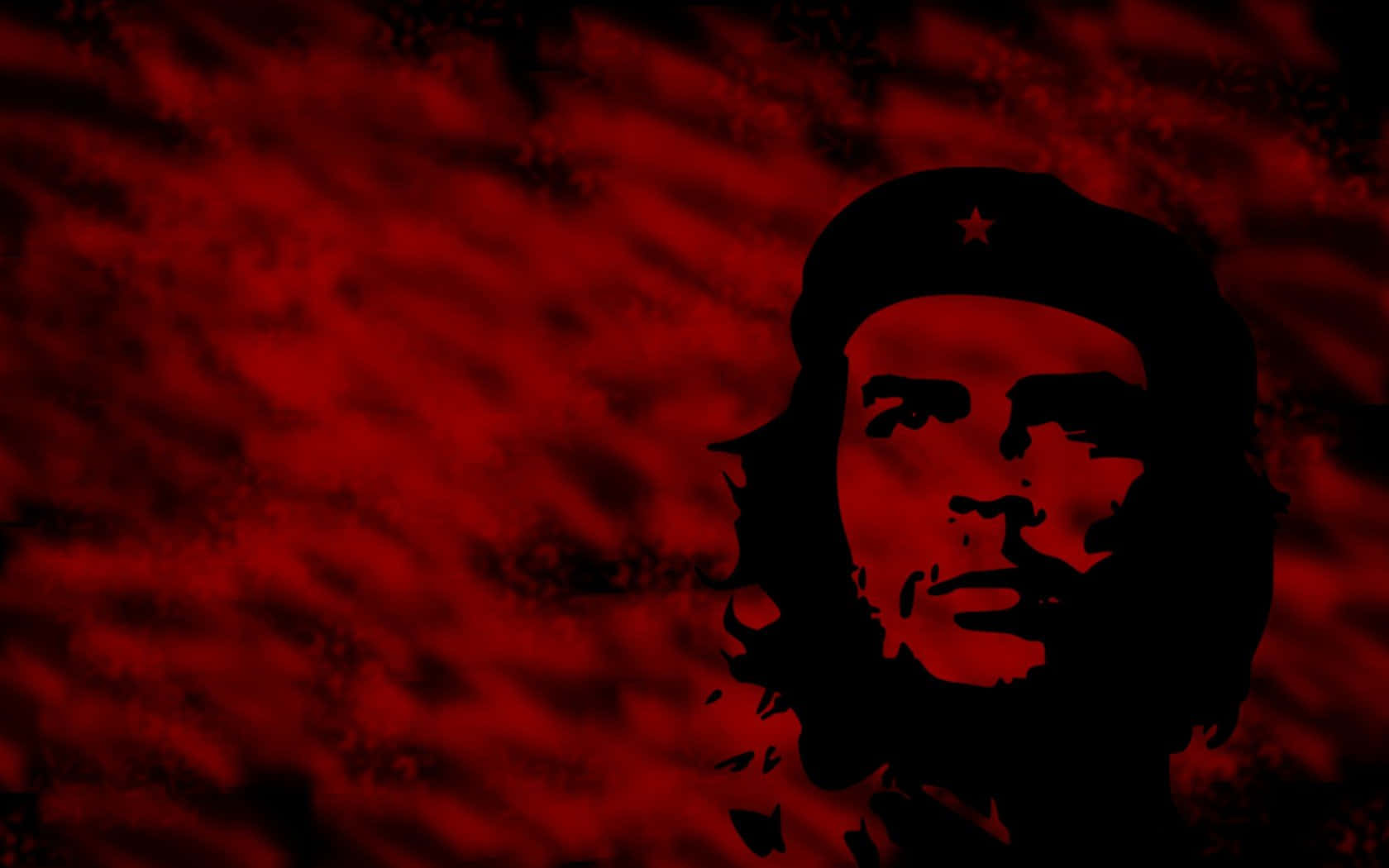 Che Guevara Iconic Silhouette Wallpaper
