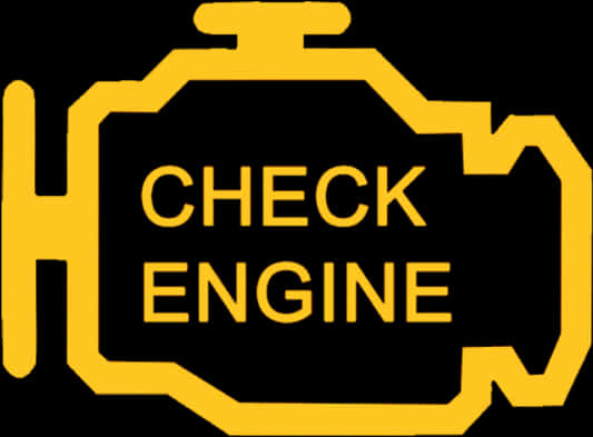 Check Engine Warning Symbol PNG