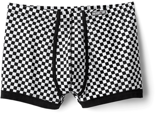 Checkered Boxer Shorts PNG