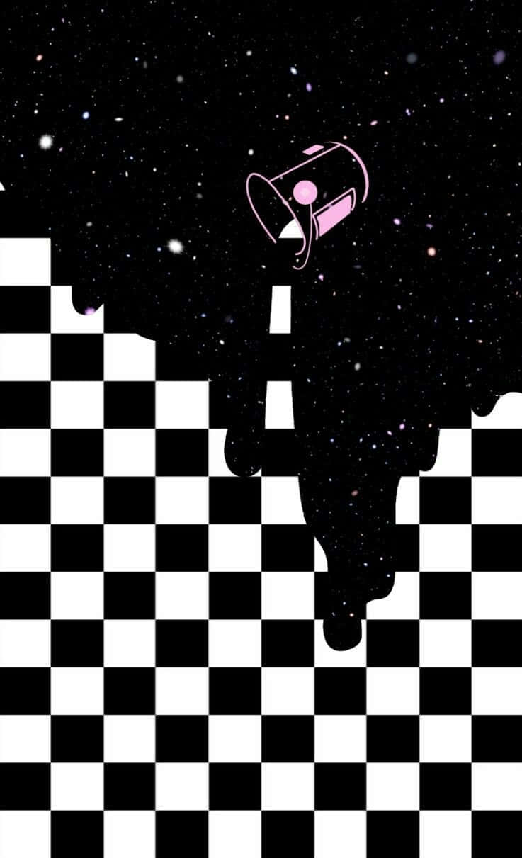 Checkered Cosmic Meltdown.jpg Wallpaper