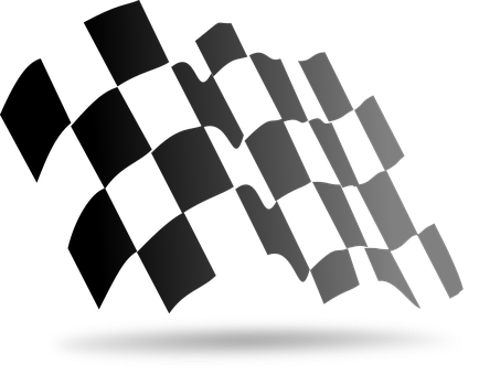 Checkered Flag Abstract Design PNG