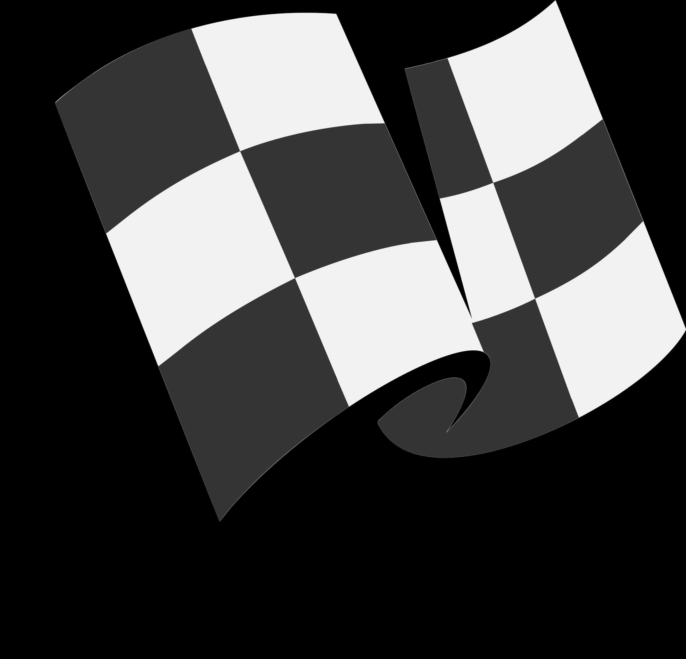 Checkered Flag Graphic PNG