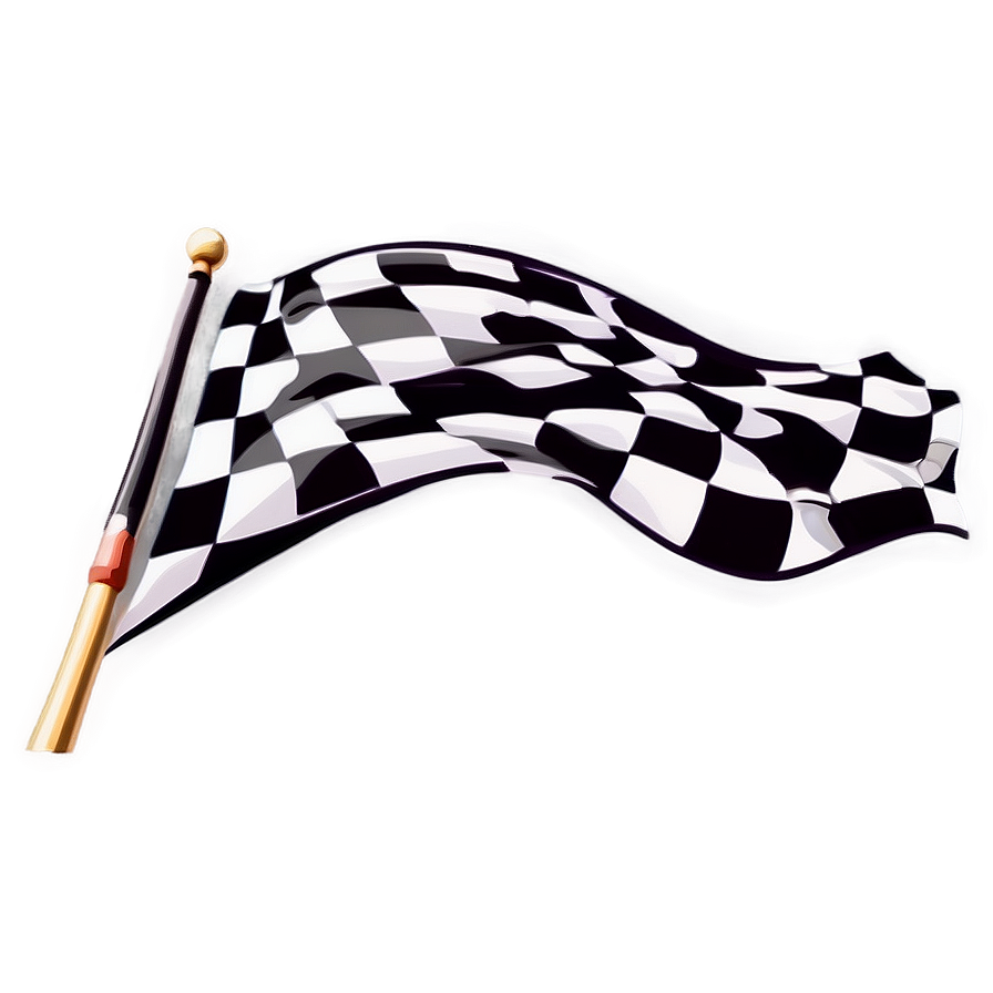 Checkered Flag Racing Victory Emblem Png 86 PNG