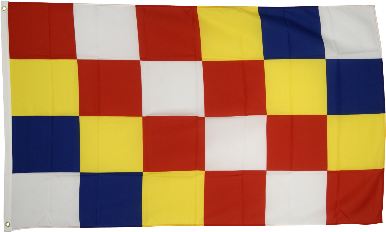 Checkered Flag Red Yellow Blue PNG