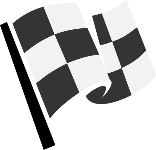Download Checkered Flag Waving Icon | Wallpapers.com