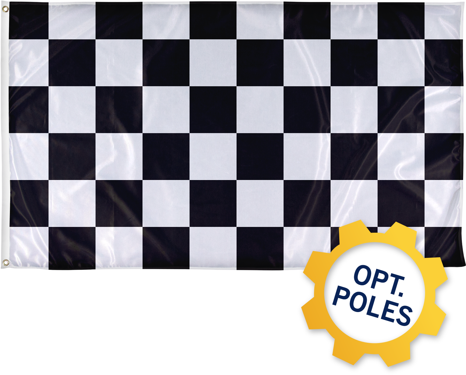 Checkered Flagwith Seal PNG