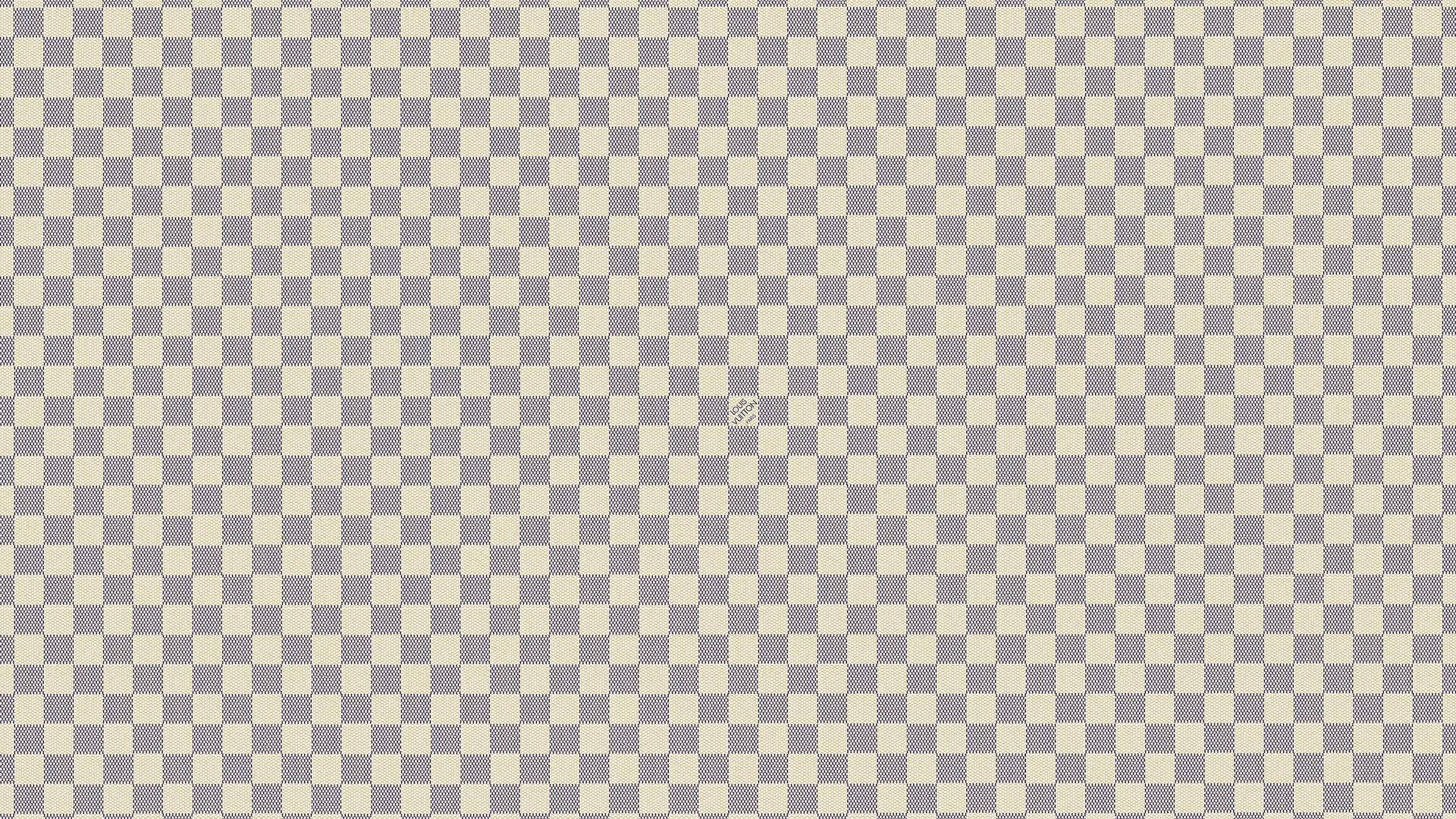 Checkered Louis Vuitton Background