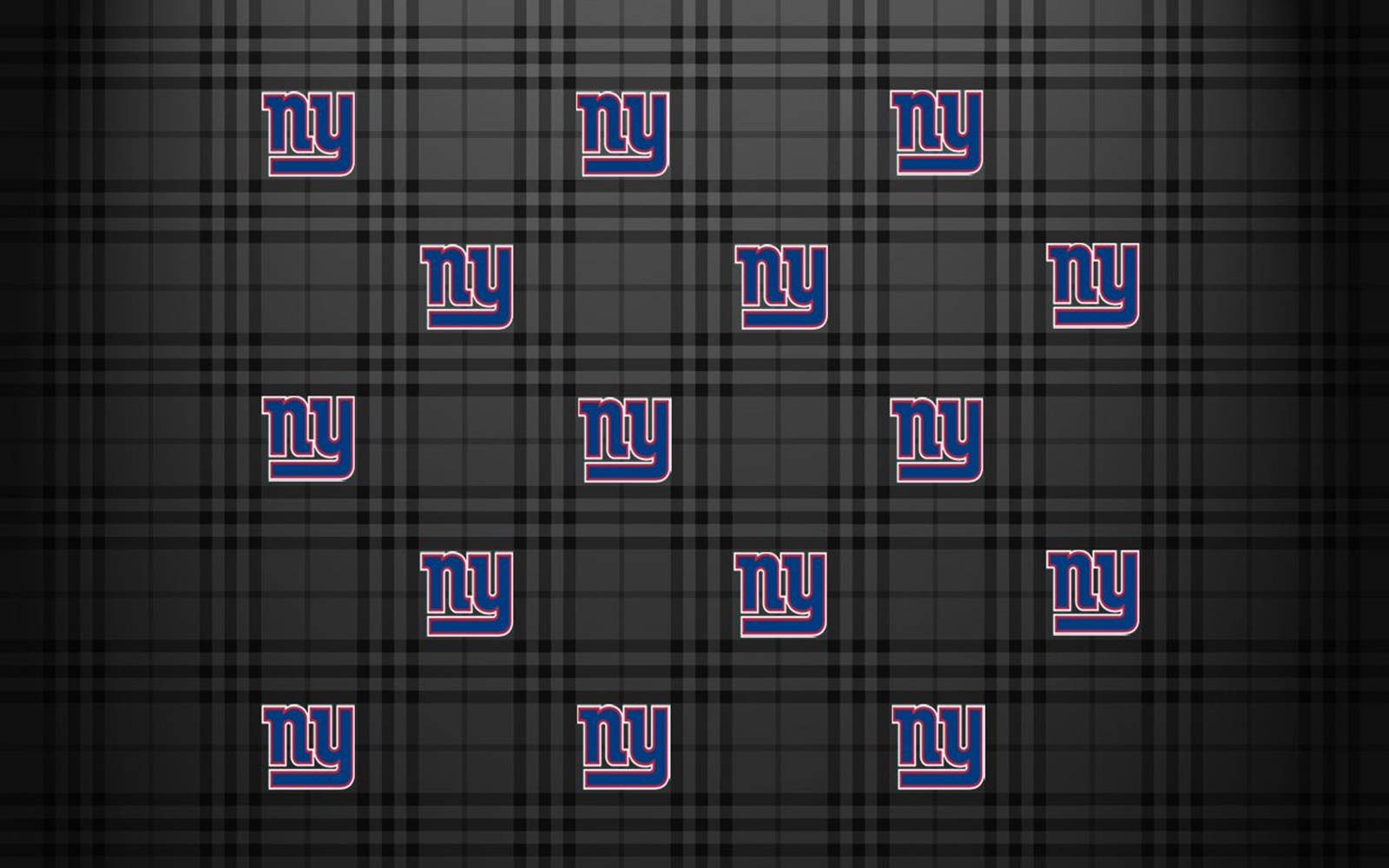 Checkered New York Giants Logo Wallpaper