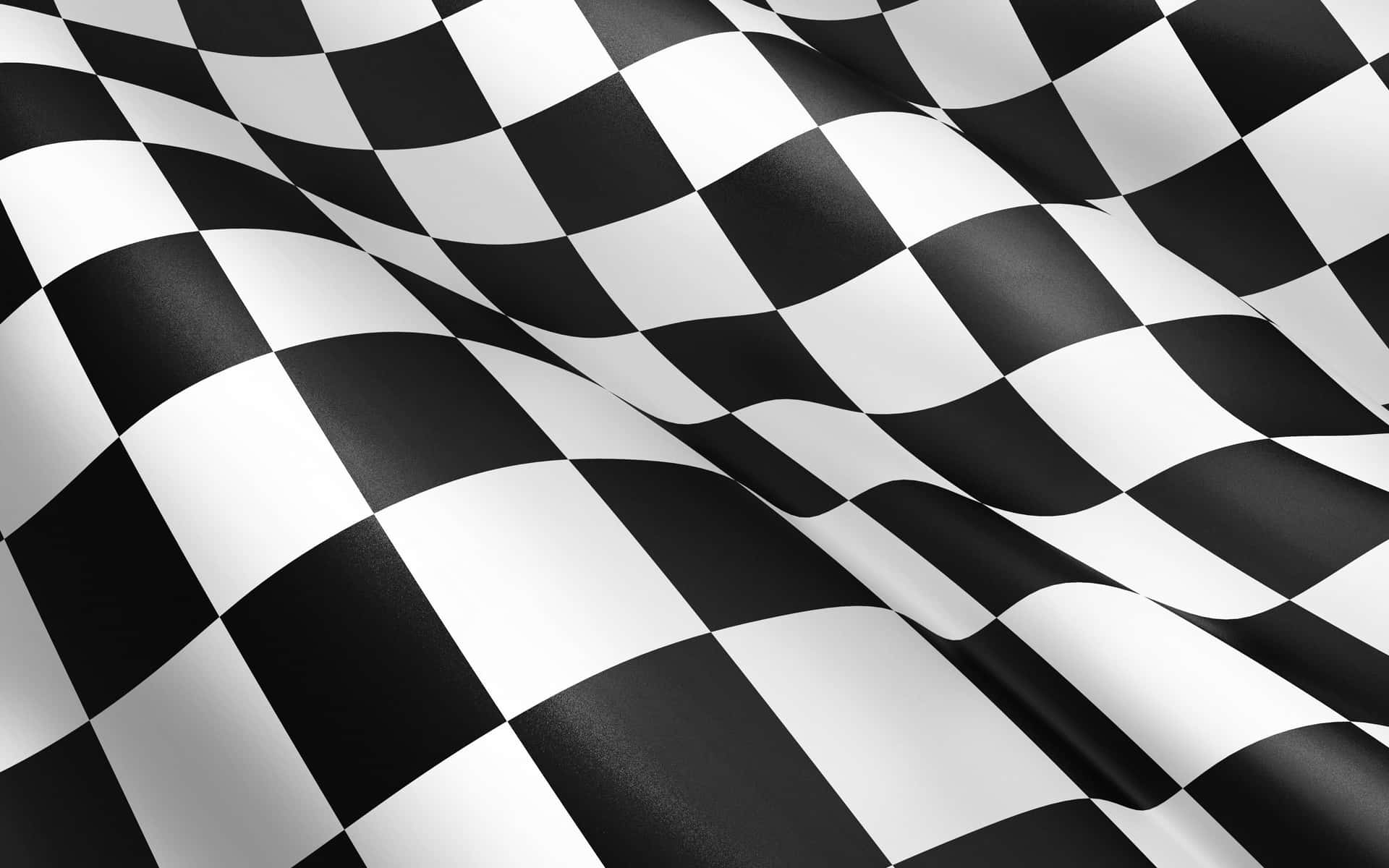 Checkered Pattern Wavy Texture Wallpaper