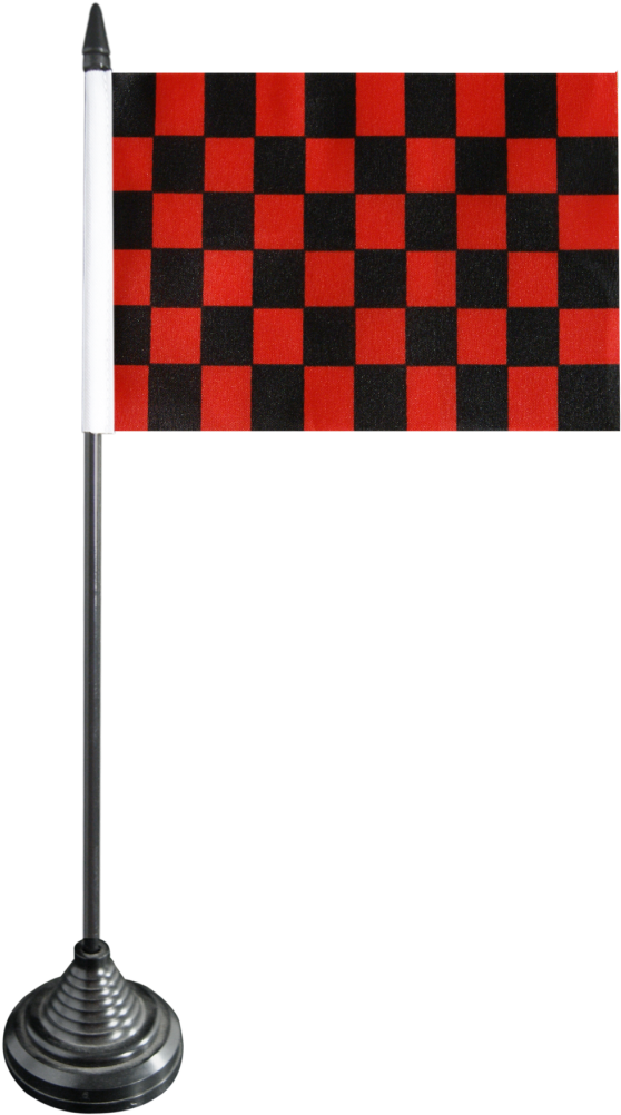 Checkered Race Flag Standing PNG