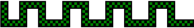 Serpent, Vert, Forme, Com, Carreaux, Séparateur, Formes - Vert Et Noir Carreaux