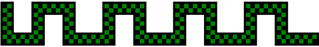 Checkered Snake Pattern PNG