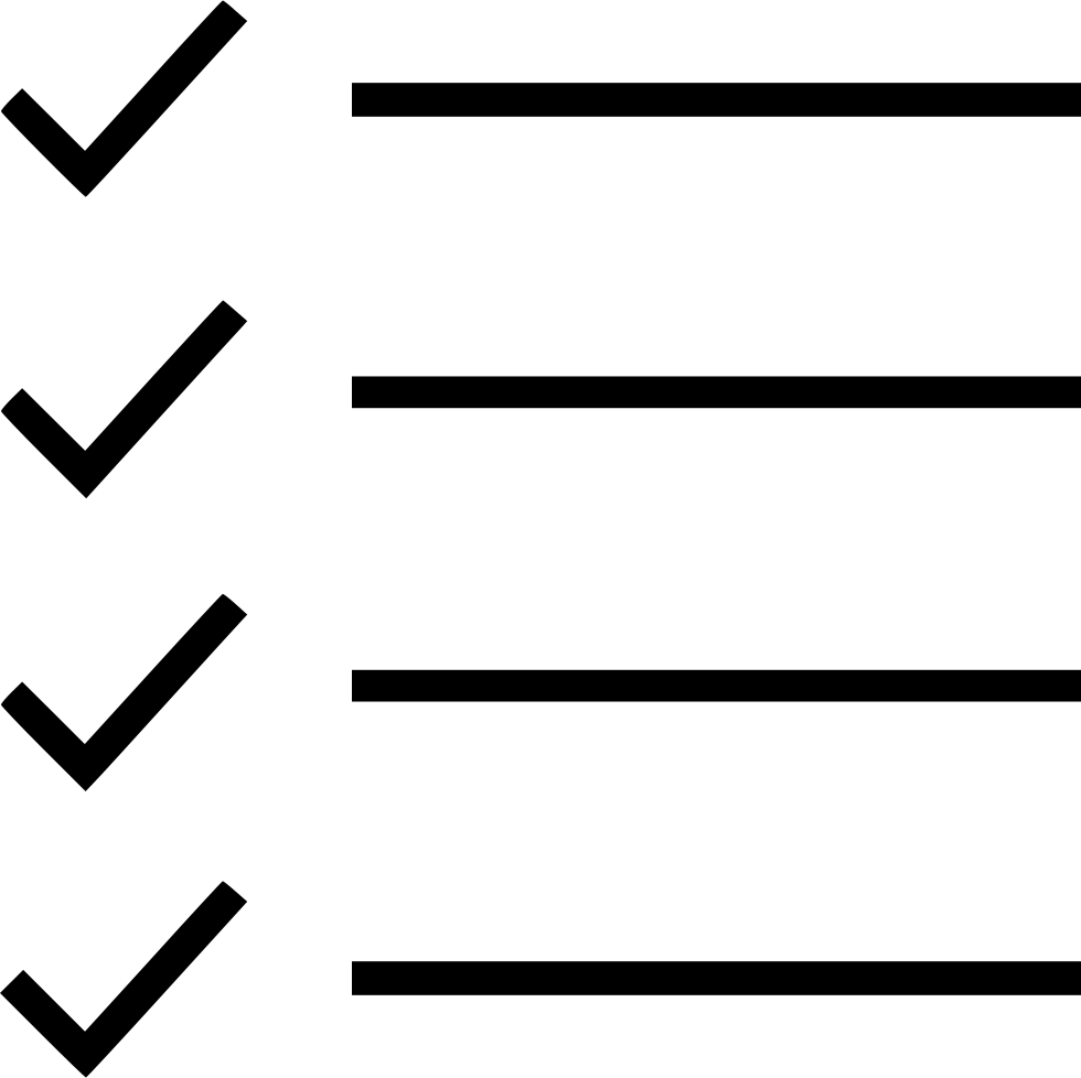 Checklist Graphicwith Ticks PNG