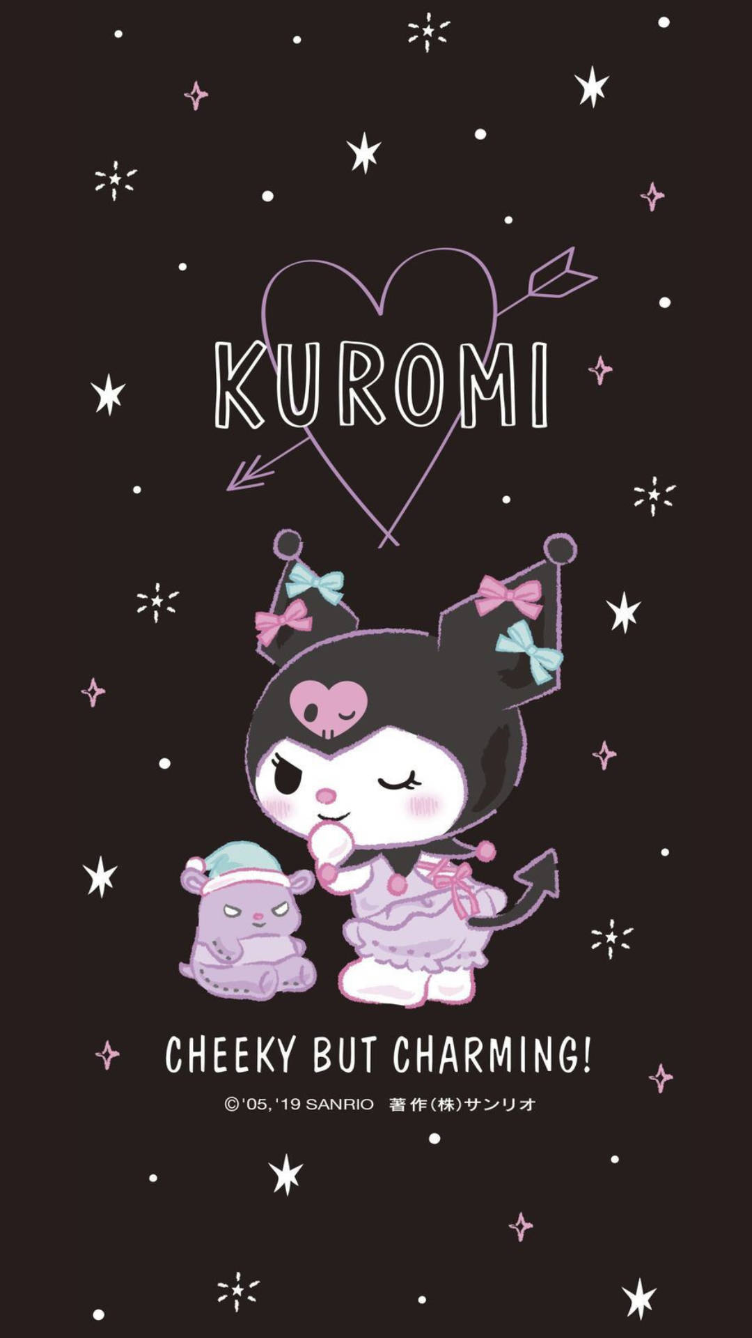 Cheeky But Charming My Melody Kuromi Wallpaper