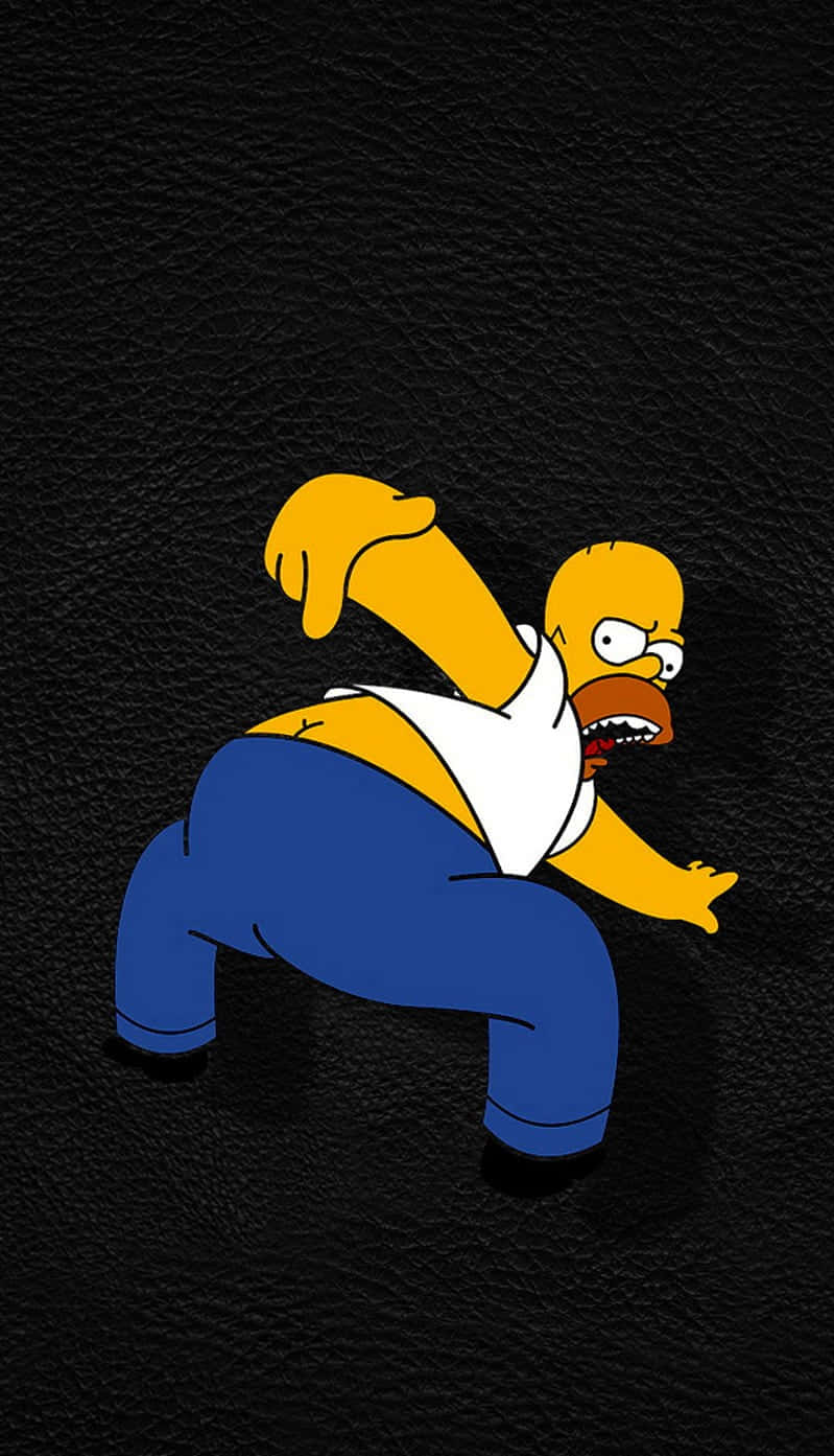 Cheeky Homer Simpsons Wallpaper