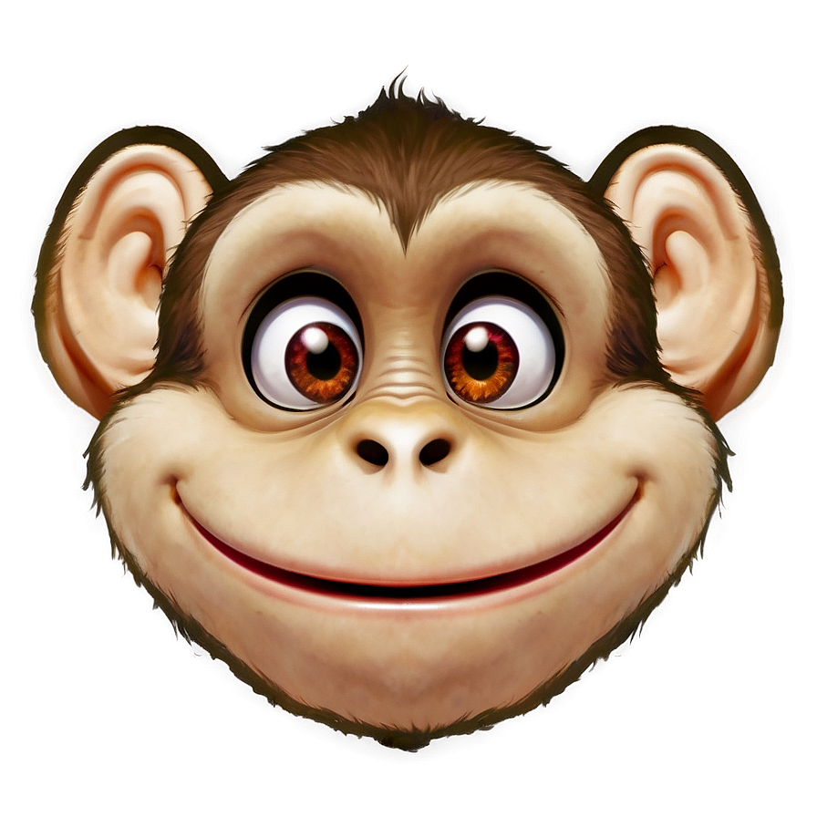 Cheeky Monkey Face Png 32 PNG