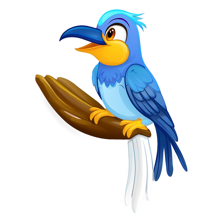 Cheerful Cartoon Bird Png Tfx60 PNG