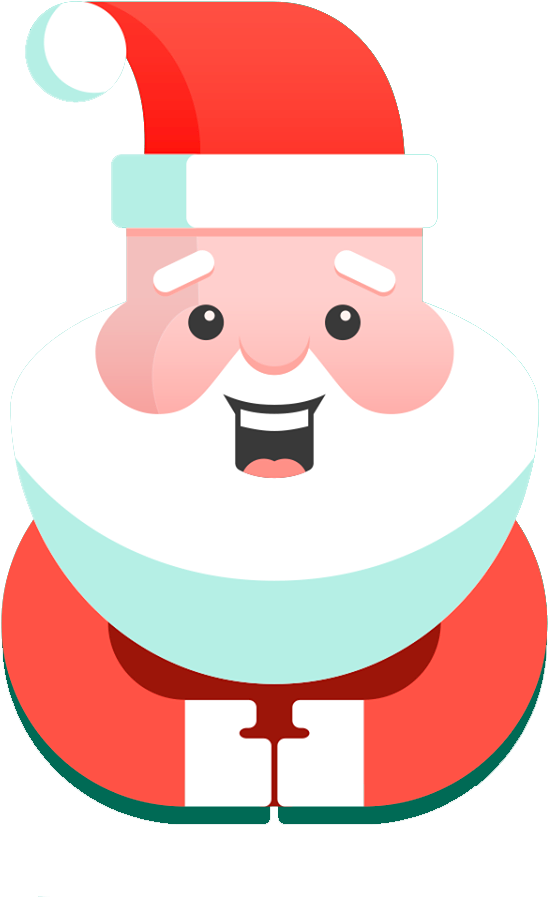 Cheerful Cartoon Santa Claus.png PNG