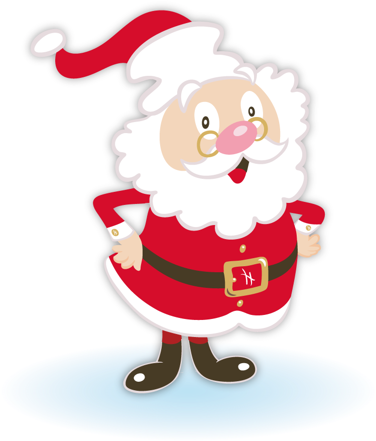 Cheerful Cartoon Santa Clause.png PNG