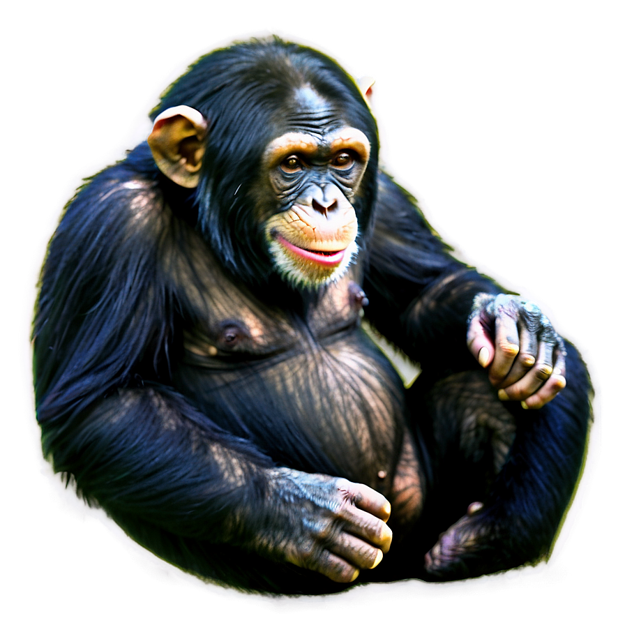 Download Cheerful Chimpanzee Playing Png 50 | Wallpapers.com