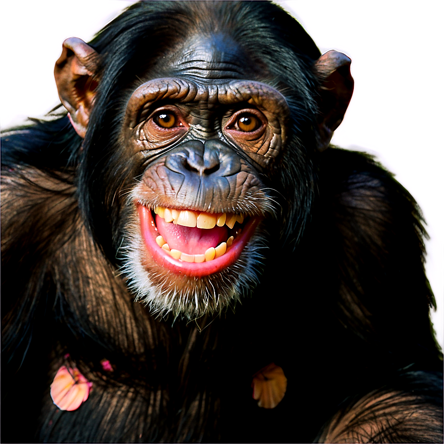 Download Cheerful Chimpanzee Playing Png Slm | Wallpapers.com