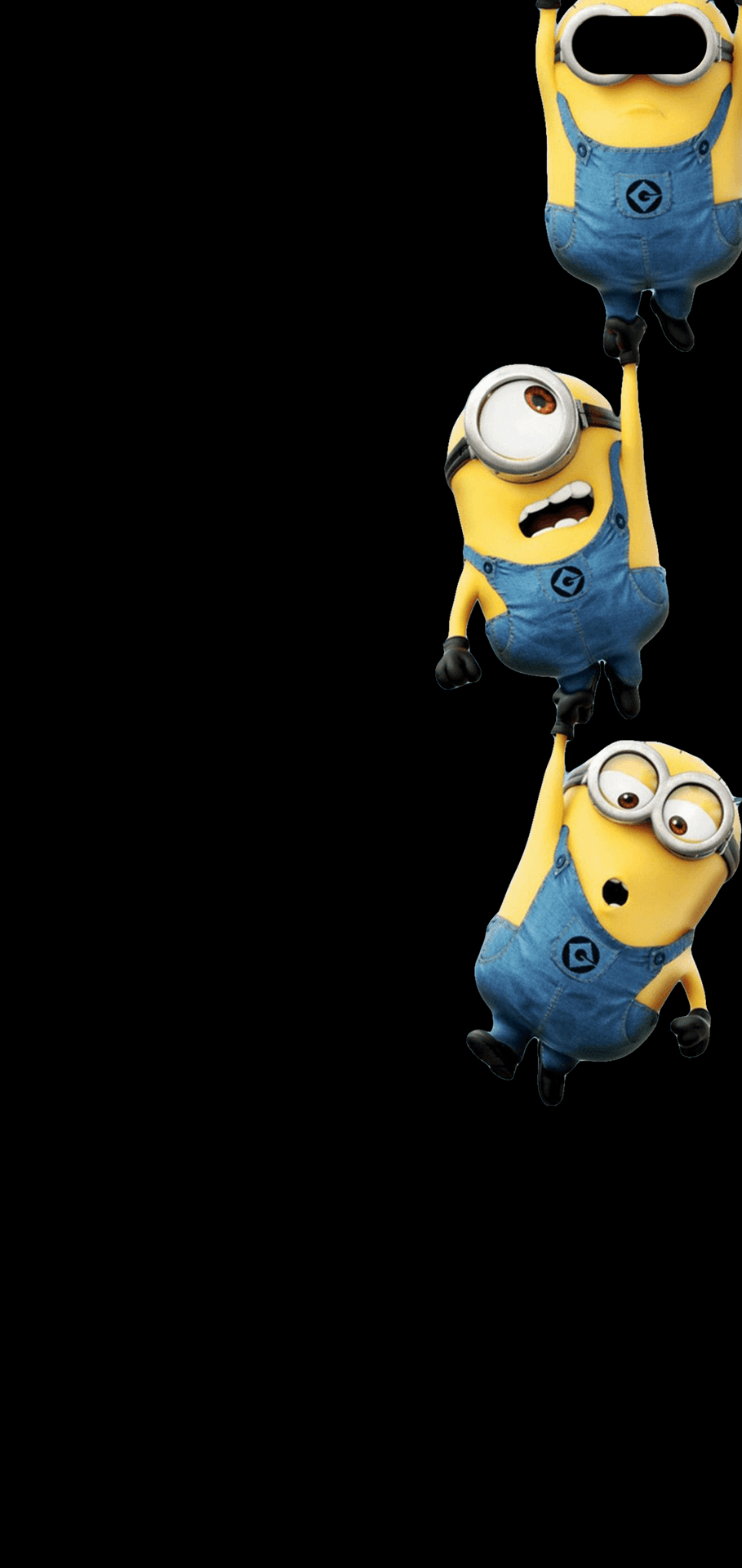 Download Cheerful Minions Ready For Adventure | Wallpapers.com