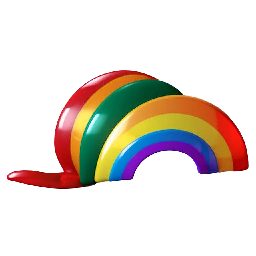 Cheerful Rainbow Emoji Png 06272024 PNG