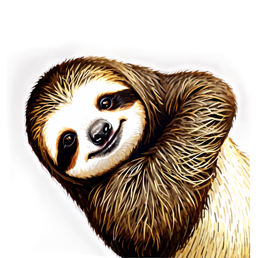 Cheerful Sloth Png 44 PNG