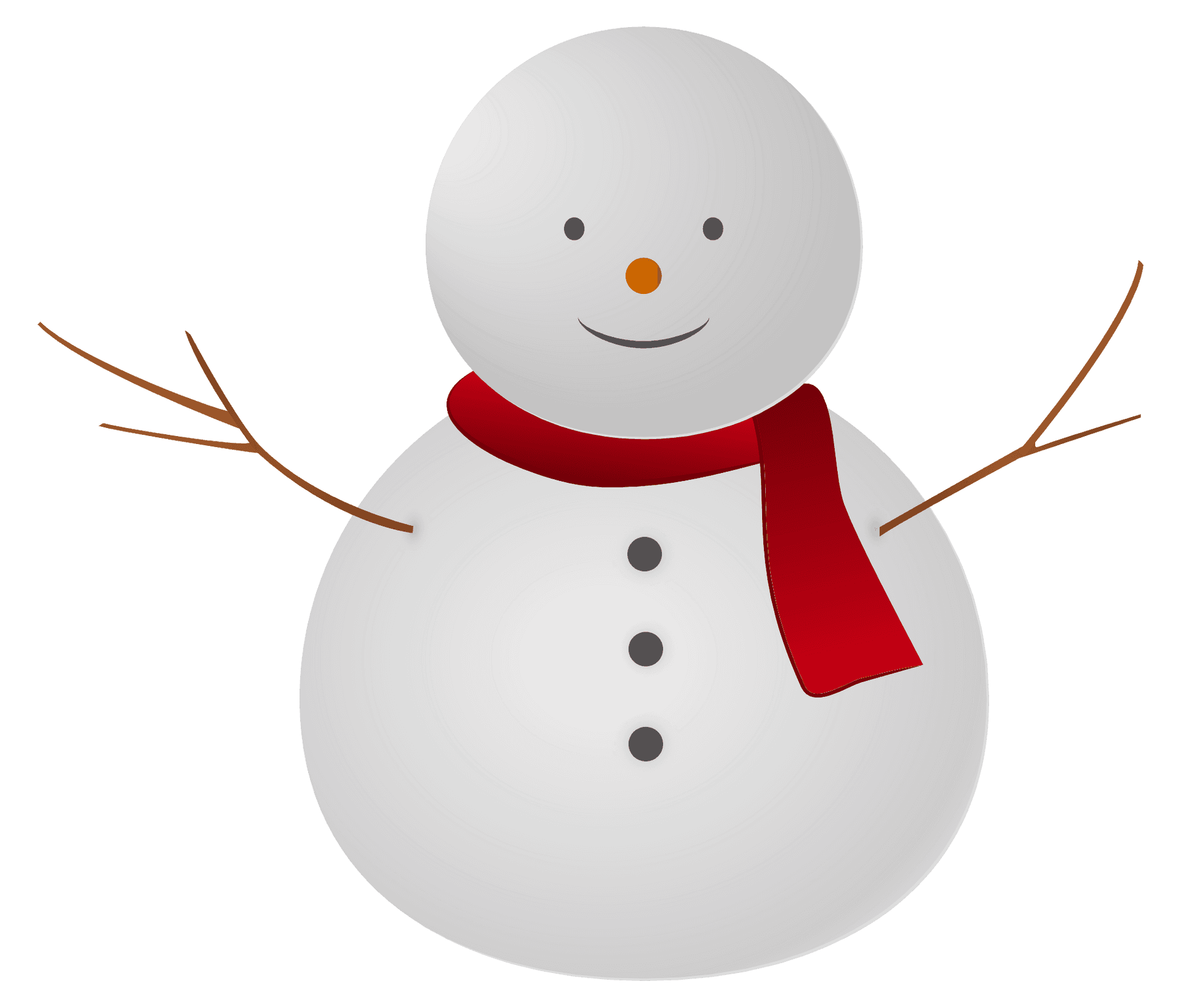 Download Cheerful Snowman Illustration.png | Wallpapers.com