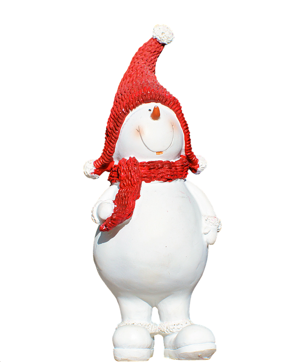 Cheerful Snowman Red Winter Accessories PNG