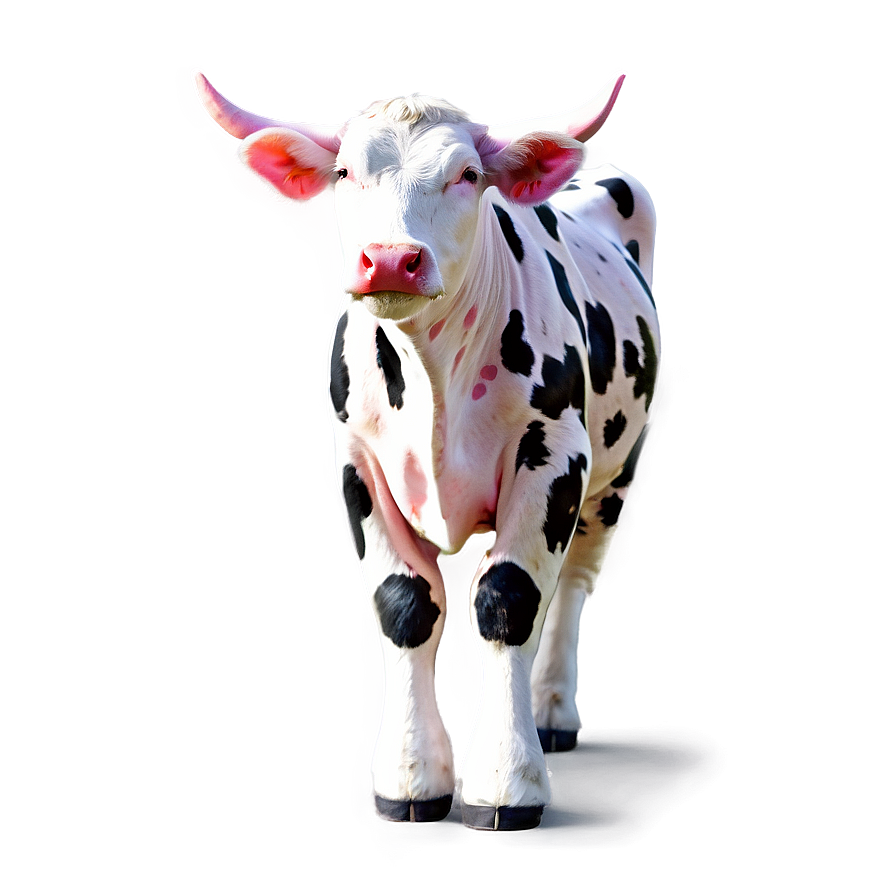 Cheerful Strawberry Cow Png Csa44 PNG