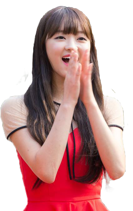Cheerful Woman Clapping Hands Sticker PNG