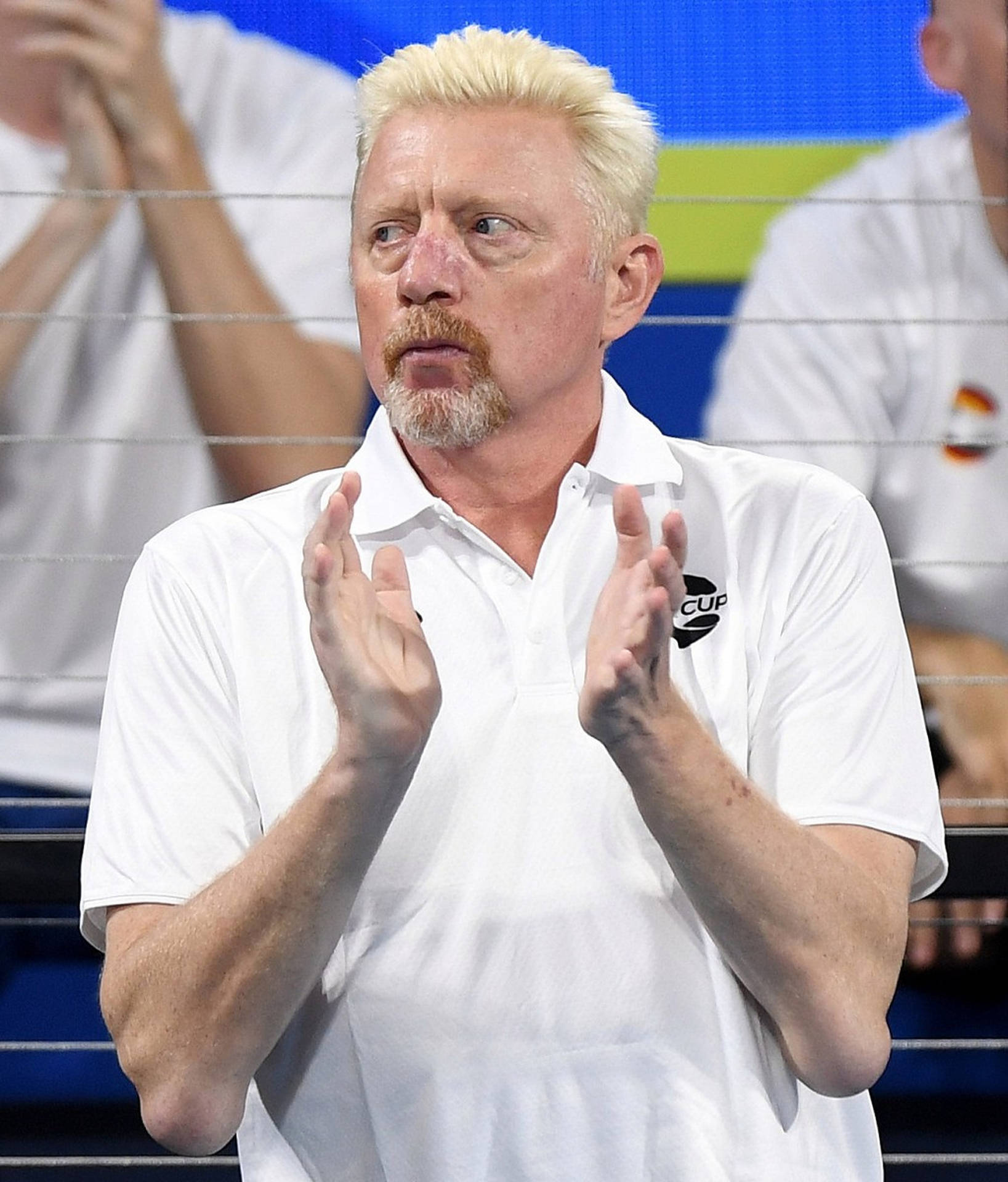 Cheering Boris Becker Wallpaper