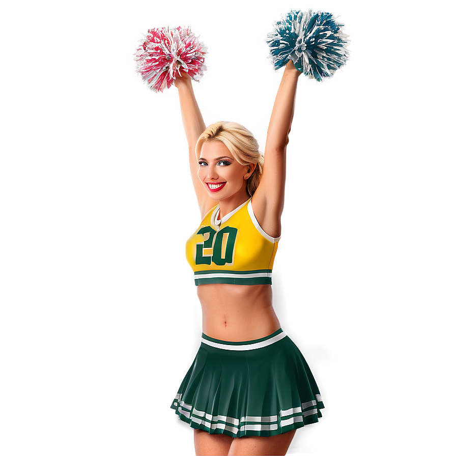 Cheerleader Themed Party Png Fwn25 PNG