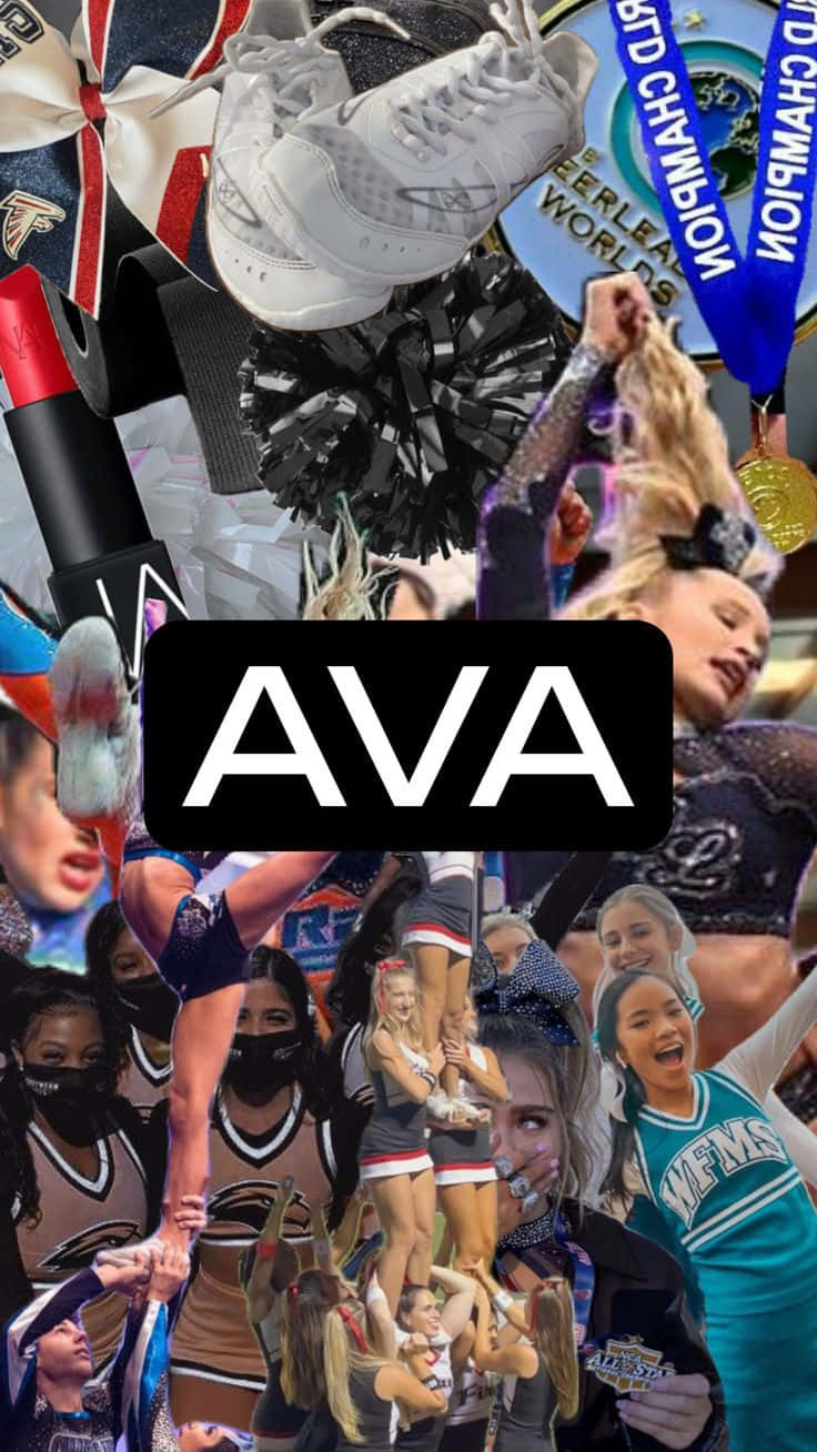 Cheerleading Collage A V A Wallpaper