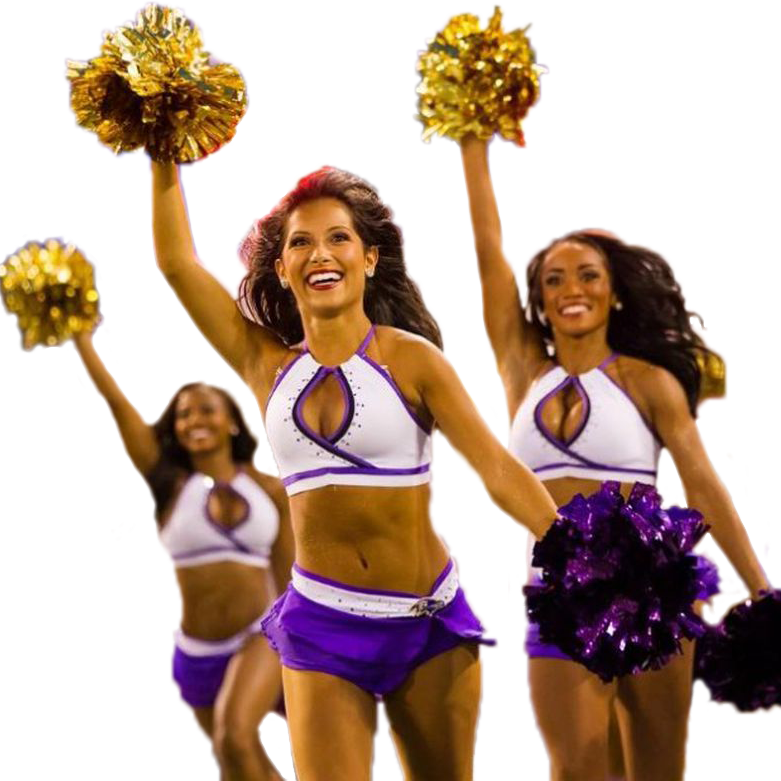 Cheerleading Team Performance PNG