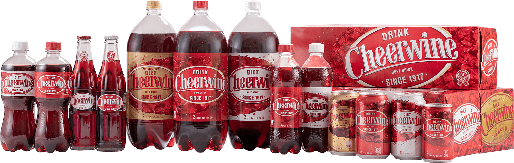Cheerwine Soft Drink Variety Pack PNG