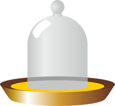 Cheese Dome Cover Clipart PNG